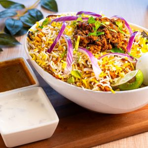 Tava Sukka Chicken Biryani (boneless)